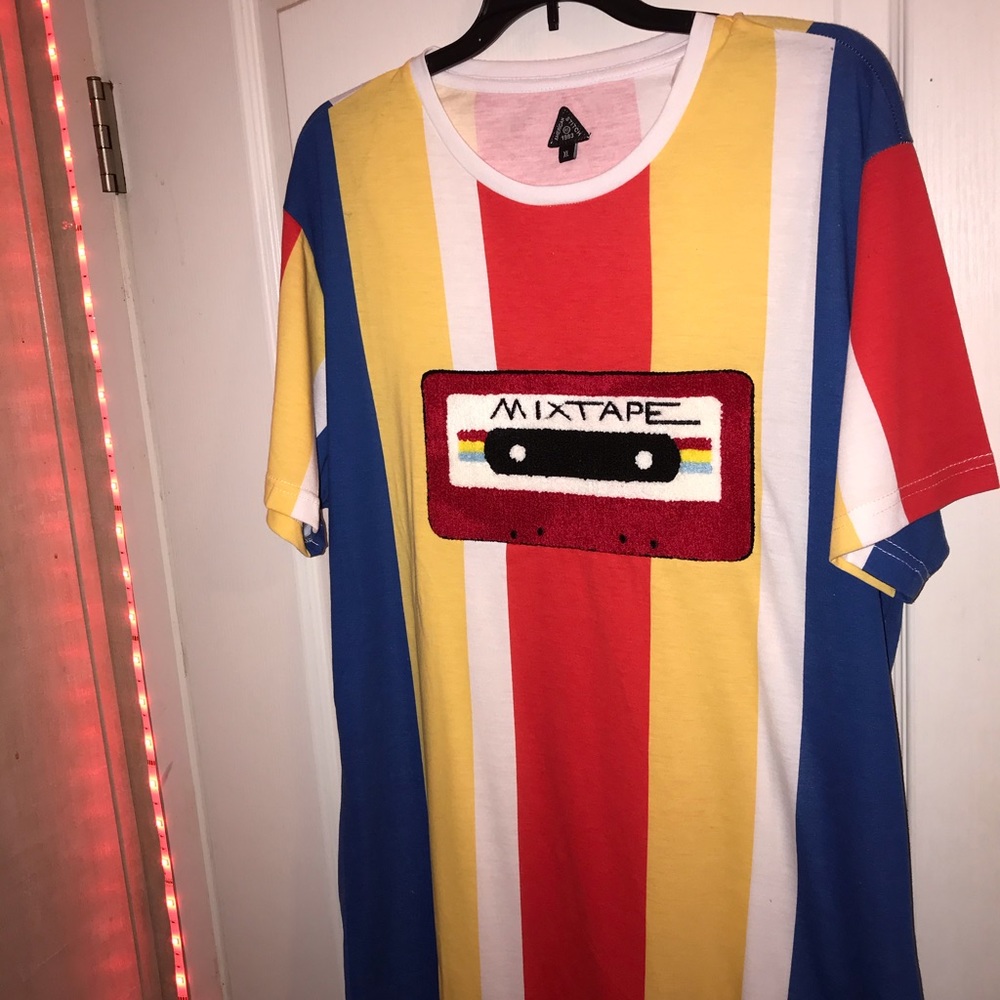 Striped Mixtape Tee
